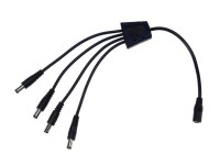 CONECTOR CABLE JACK DC 4 MACHO 1 HEMBRA